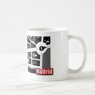 Madrid map Mug
