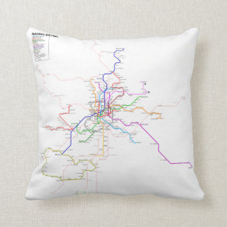 Madrid Metro - Spain Cushion