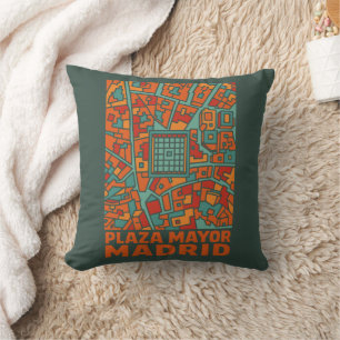 Madrid Plaza Mayor Cushion
