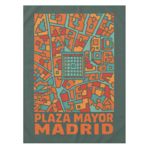 Madrid Plaza Mayor Tablecloth