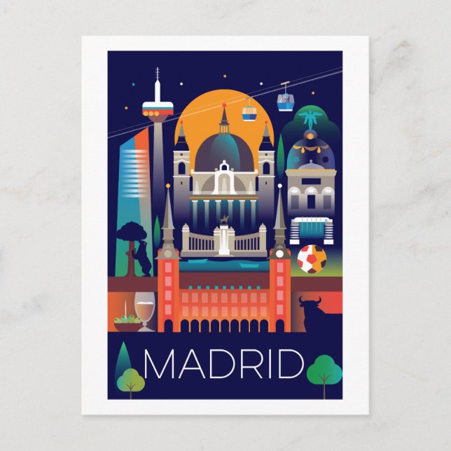 Madrid Postcard (Front)