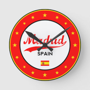 Madrid Round Clock