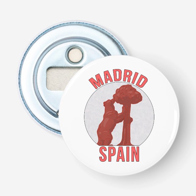 Madrid Spain Bottle Opener (Front)