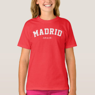 Madrid Spain capital city logo design T-Shirt