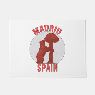 Madrid Spain Doormat