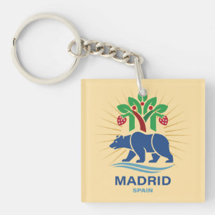 Madrid Spain Europe Key Ring