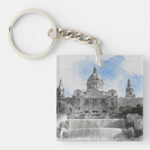 Madrid Spain – Holiday Souvenir with Scenic City Key Ring