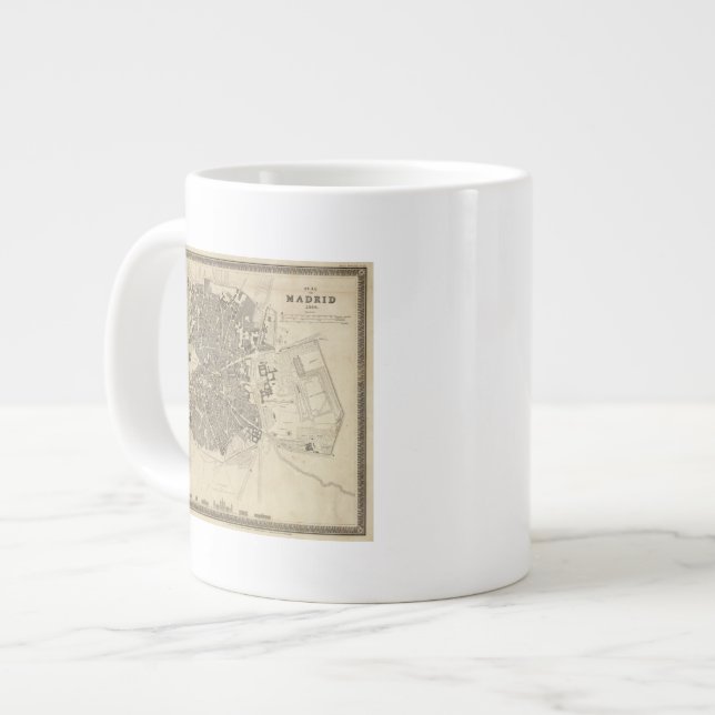 Madrid, Spain Large Coffee Mug (Front Left)