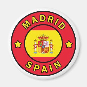 Madrid Spain Magnet