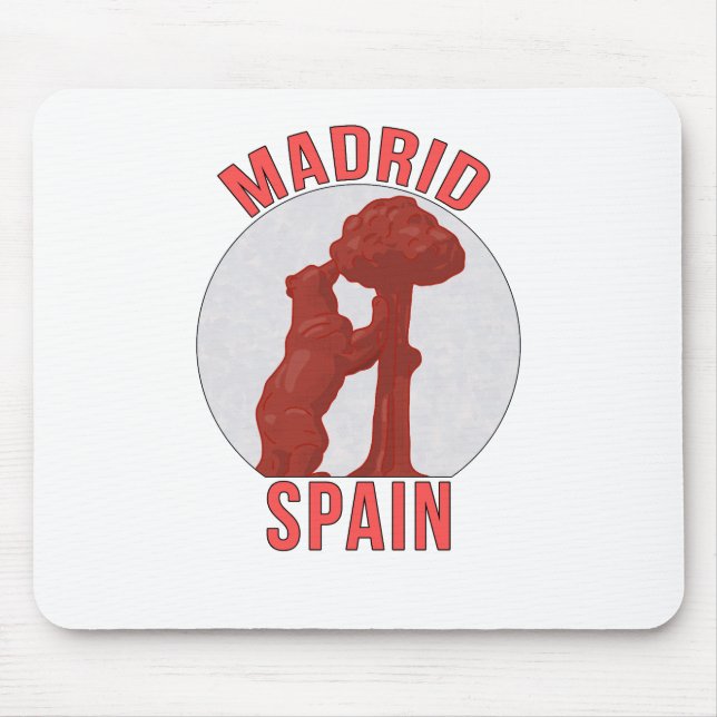 Madrid Spain Mouse Mat (Front)