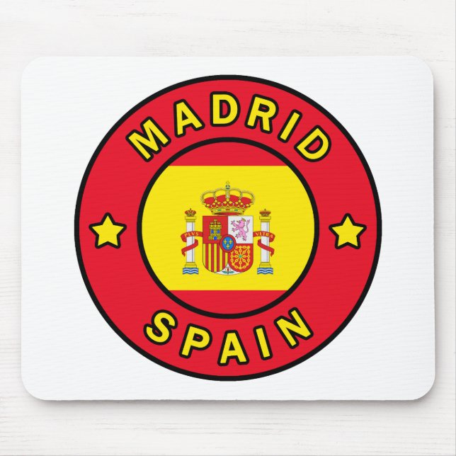 Madrid Spain Mouse Mat (Front)