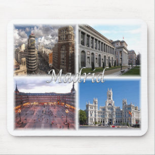 Madrid Spain Mouse Mat