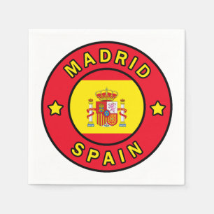 Madrid Spain Napkin