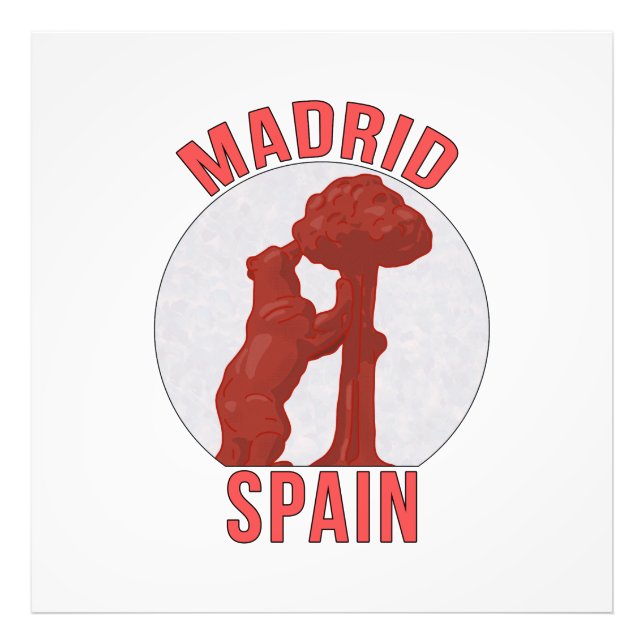 Madrid Spain Photo Print (Front)