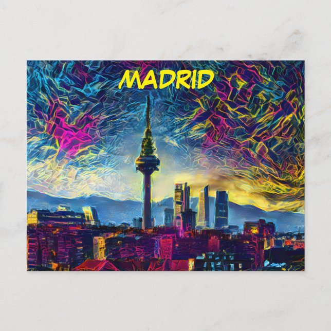 Madrid, Spain Postcard (Front)