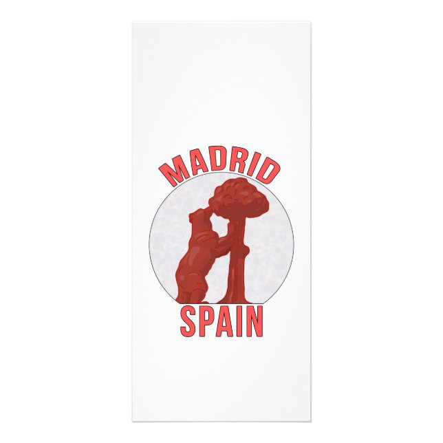 Madrid Spain Rack Card (Front)