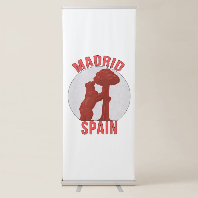 Madrid Spain Retractable Banner (Front)