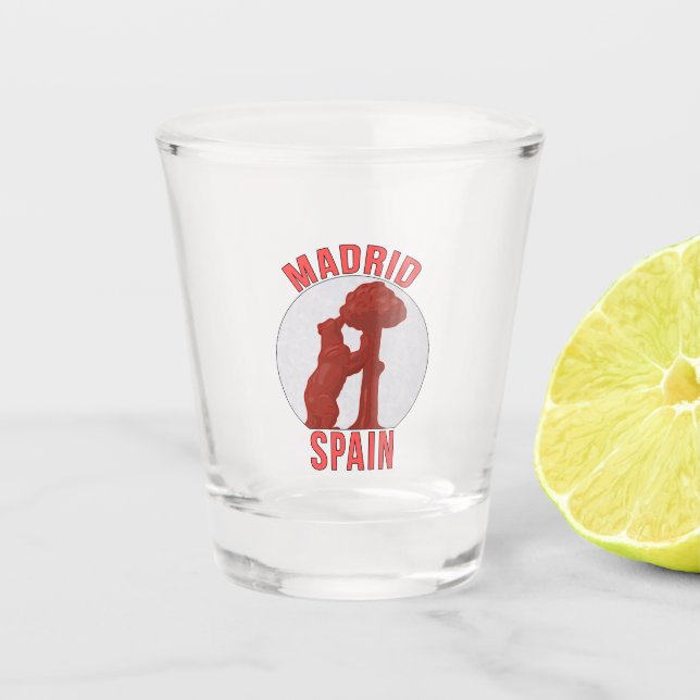 Madrid Spain Shot Glass (Front)