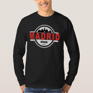 Madrid Spain Skyline City Trip T-Shirt