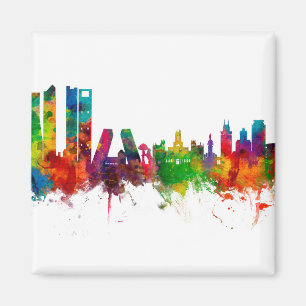 Madrid Spain Skyline Magnet