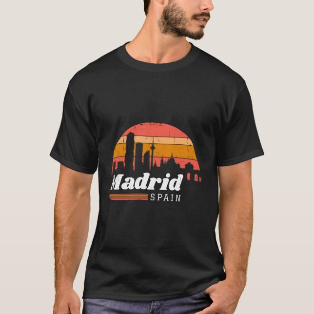 Madrid Spain Spain Vacation T-Shirt (Front)