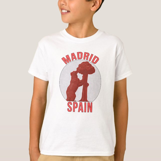 Madrid Spain T-Shirt (Front)