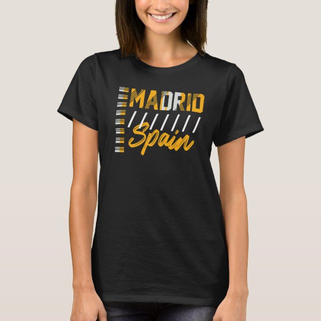 Madrid Spain   T-Shirt (Front)