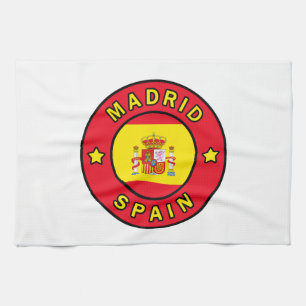 Madrid Spain Tea Towel