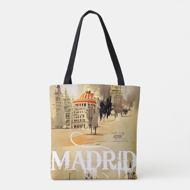 MADRID. SPAIN TOTE BAG (Back)
