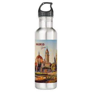Madrid Spain Travel landscape souvenir 710 Ml Water Bottle