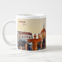 Madrid Spain Travel landscape souvenir Coffee Mug