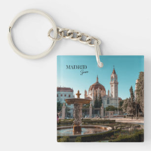 Madrid Spain Travel landscape souvenir Key Ring