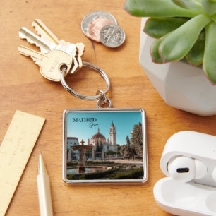 Madrid Spain Travel landscape souvenir Key Ring