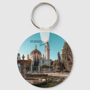Madrid Spain Travel landscape souvenir Key Ring
