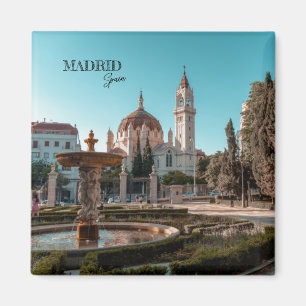 Madrid Spain Travel landscape souvenir Magnet