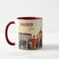 Madrid Spain Travel landscape souvenir