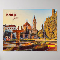 Madrid Spain Travel landscape souvenir