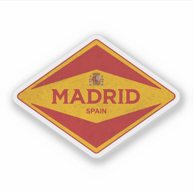 Madrid Spain Vintage (Front)