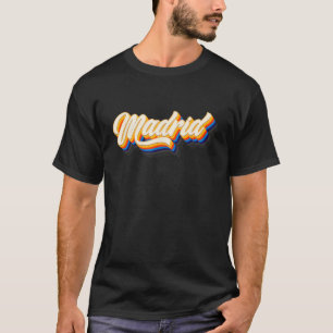 Madrid Spain vintage style Madrid T-Shirt
