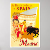 Madrid Spain vintage travel