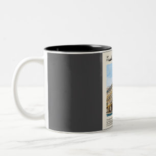 Madrid Vintage Watercolour Travel Two-Tone Coffee Mug