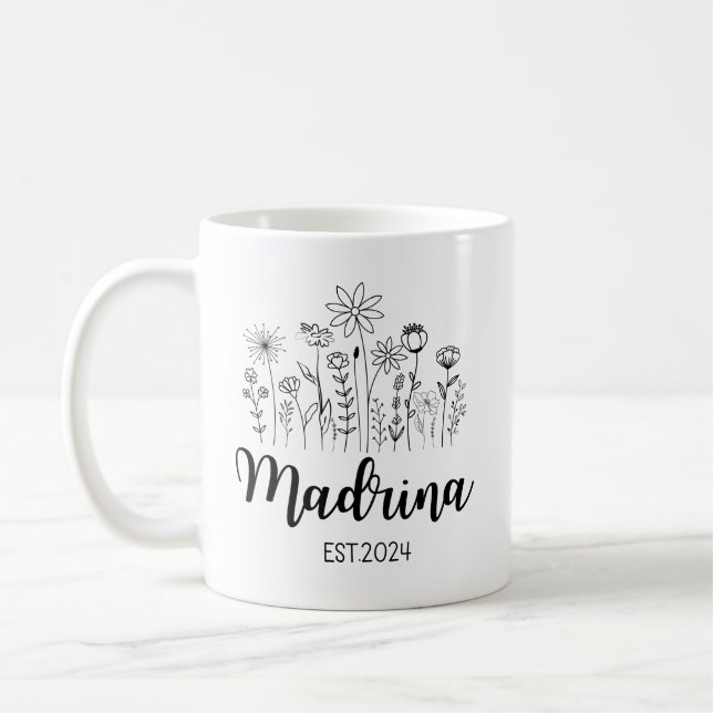 Madrina Coffee Mugs 2024 Quieres Ser Mi Madrina (Left)