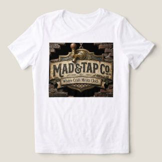 MadTapCo logo T-Shirt | Vintage Brewery Sign Tri-Blend Shirt