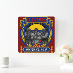Maduro Captured Live in Hilarious USA Sting Square Wall Clock