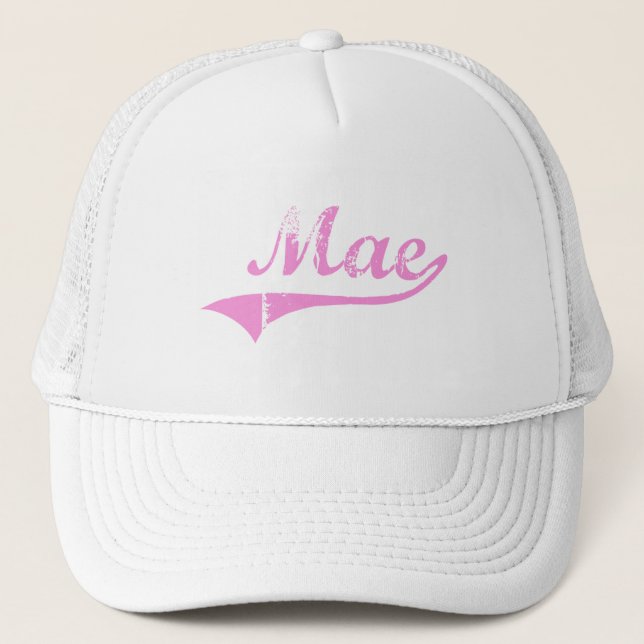 Mae Classic Style Name Trucker Hat (Front)