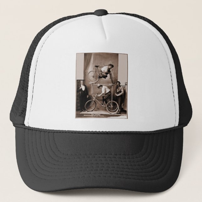 Mae Gordon's Original Insane Moving Pedestal Trucker Hat (Front)