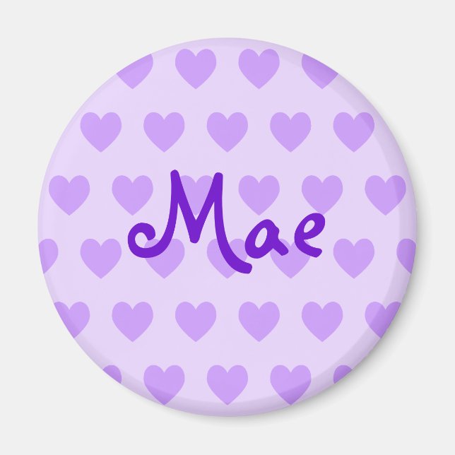 Mae in Purple Magnet (Front)