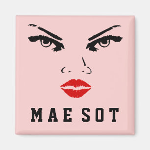 Mae Sot, Thailand Woman Magnet
