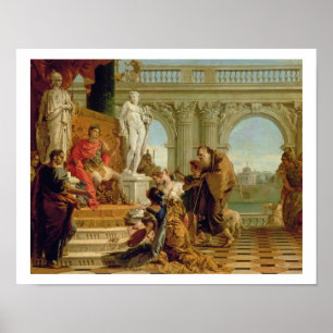 Maecenas Presenting the Liberal Arts to the Empero Poster