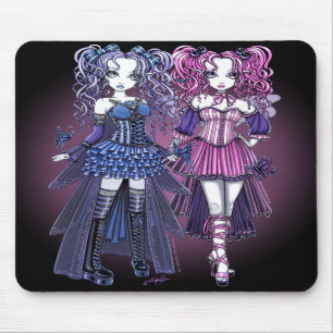 Maegan & Haylee Gothic Couture Fairies Mousepad